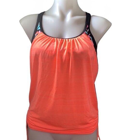 🏖🔥 Zeroxposur swim tank/sport bra New sz small - Picture 5 of 5